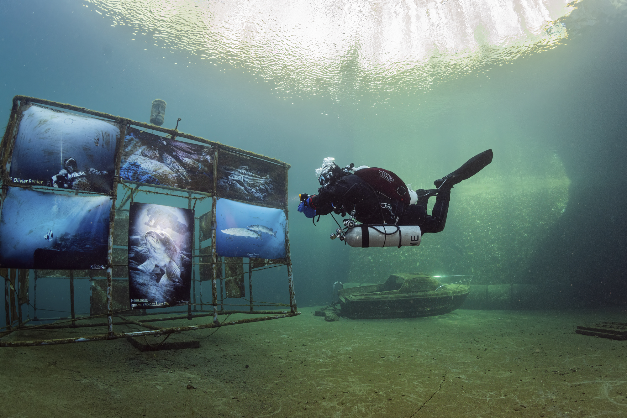 technical diving at vodelée