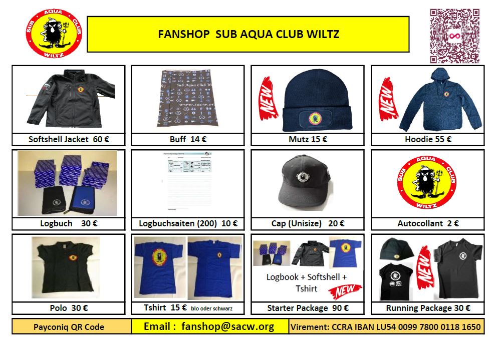 Fanshop Club de Plongée Wiltz