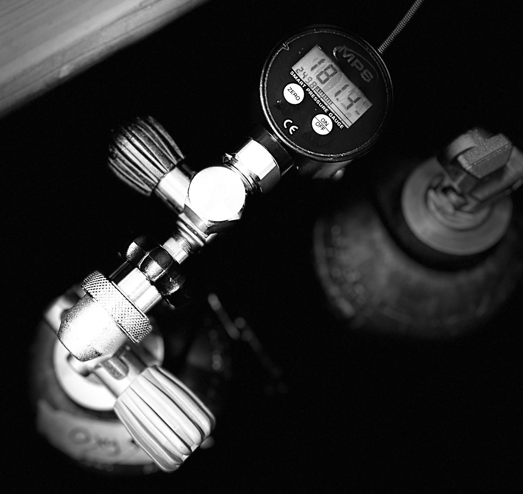 Gasblending partial pressure
